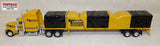 #32883 1/64 Transteel Carriers Peterbilt 379 Conventional & Flatbed Trailer with Tarp Load
