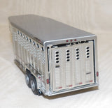 #342A 1/64 18' Wilson Ranch Hand Livestock Trailer, Assembled