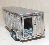 #342A 1/64 18' Wilson Ranch Hand Livestock Trailer, Assembled