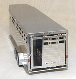 #356AA 1/64 24' Slat Side Gooseneck Trailer with Angled Fenders, Assembled - AS IS