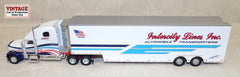 #36515 1/64 Intercity Lines Inc. Freightliner Classic XL Semi with Transporter Trailer