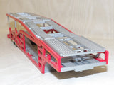 #36561 1/64 Red Miller Industries Freightliner Classic XL with Miller Auto Carrier Trailer