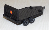 #370091 1/64 Black Flatbed Trailer with Ramp - Used, AS IS