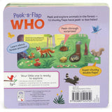 #390561 Peek-a-Flap Who Board Book