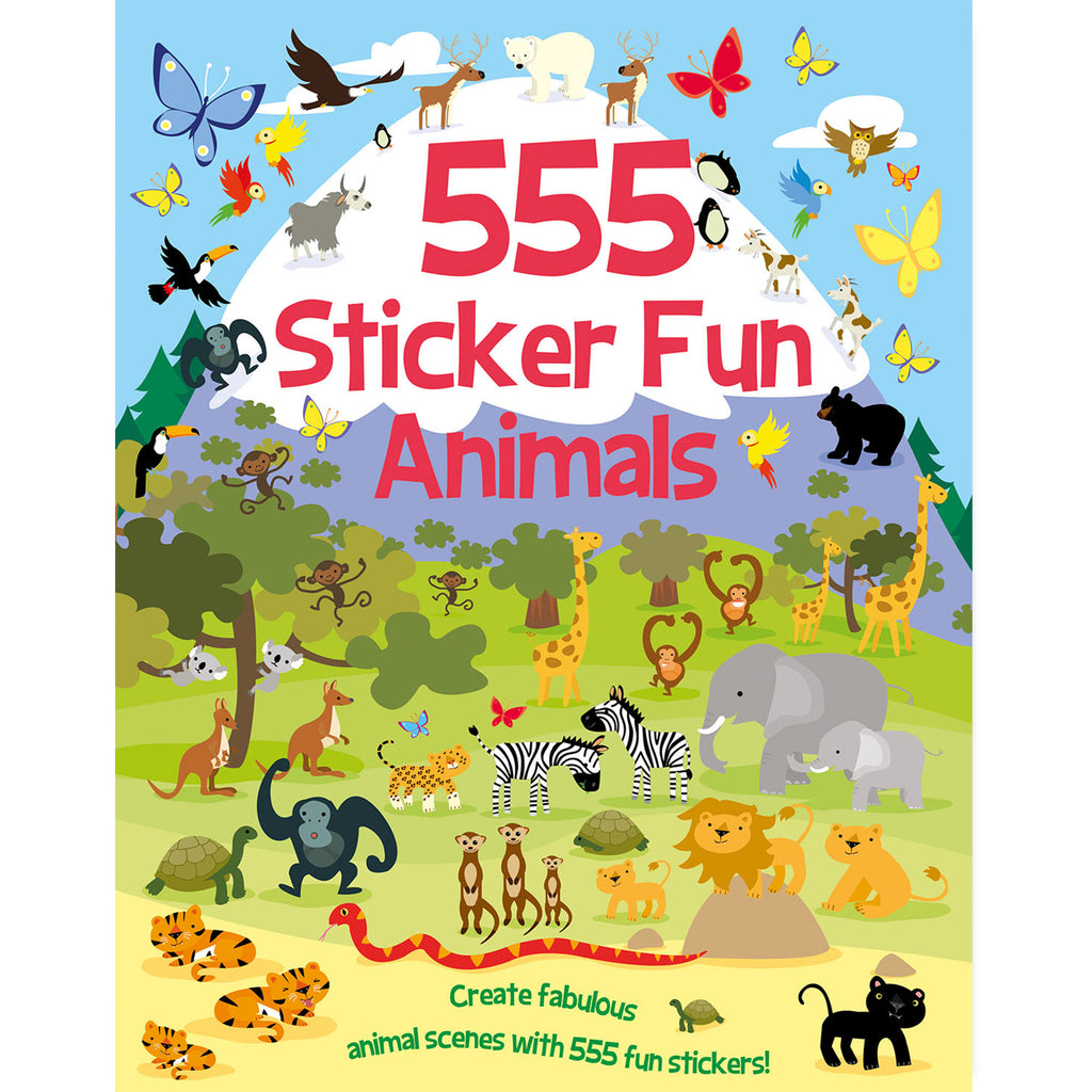 #391463 555 Sticker Fun Animals Activity Book