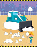 #391501 Trucks & Diggers Sticker Art Activity Book