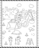 #391501 Trucks & Diggers Sticker Art Activity Book