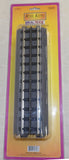 #40-1001-4 1/48 Rail King RealTrax 4-Piece 10" Straight Track Set, O Gauge