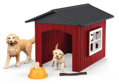 #42722 Dog Kennel with Golden Retrievers