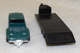 #4330 1/64 Green GMC Dually Pickup with Gooseneck Flatbed Trailer - No Package, AS IS
