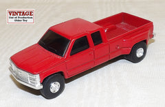 #4386 1/64 Red GMC Extended Cab Dually Pickup - No Package, AS IS
