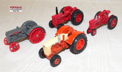 #4400EO 1/64 Case-IH 4-pc Historical Tractor Set - Used, AS IS