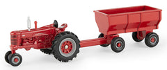 #44376 1/64 Farmall 40 Tractor with Flarebox Wagon