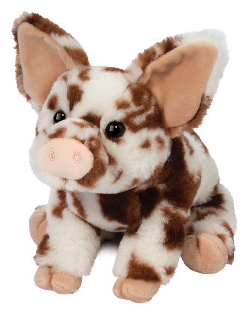 #4510D Sandie Brown Spotted Pig Plush