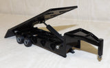 #456512 1/64 Black Gooseneck Flatbed Trailer - No Package