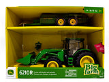 #45960 1/16 John Deere 6210R Tractor with Loader & Dirty 780 Manure Spreader