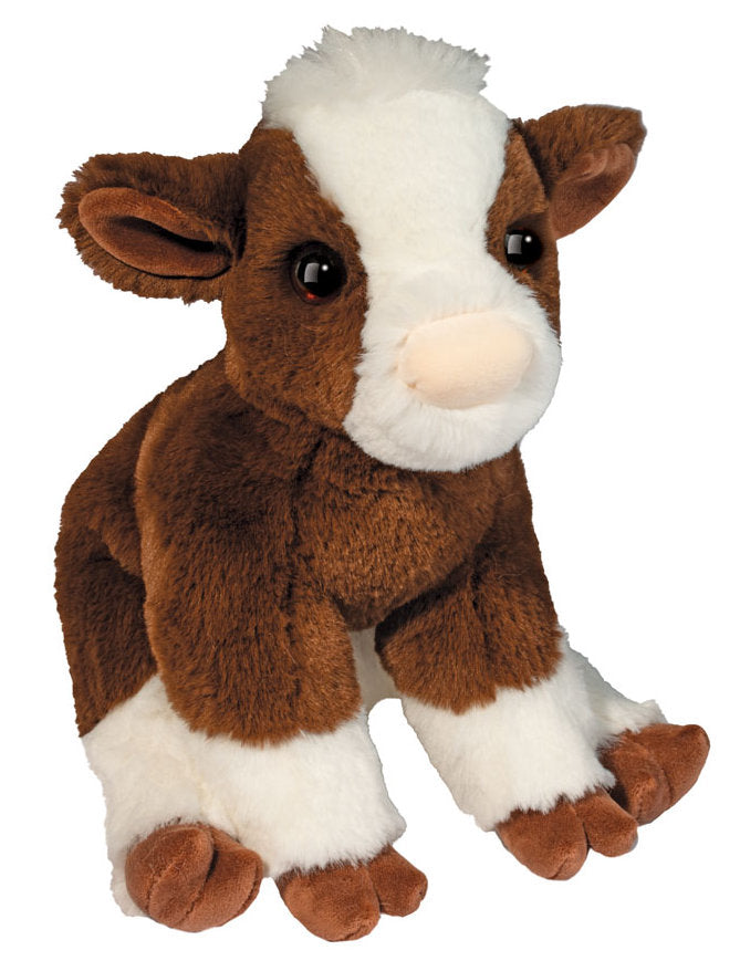 #4596D Bessie Brown Cow Plush