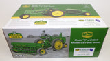 #45973 1/16 John Deere Model B Tractor with Grain Drill, 2025 Classic Green Reunion Edition