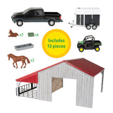 #47522 1/32 John Deere Weathered Barn Play Set