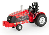 #47569A 1/64 Case-IH "Red Menace" Puller Tractor with Pickup & Flatbed Trailer