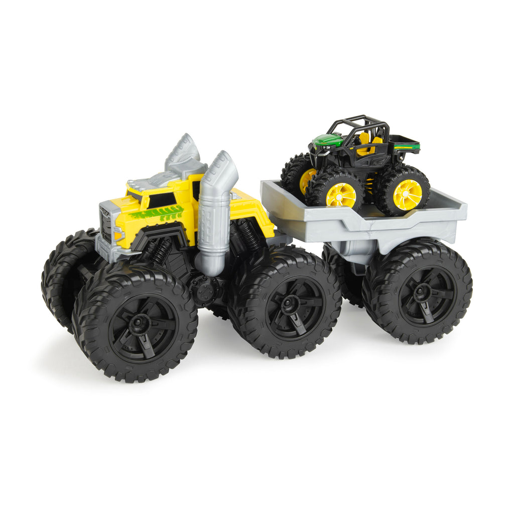 #47640 John Deere Monster Treads Rev Up Hauler Set