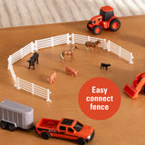 #47706 1/64 Kubota 20-piece Farm Toy Playset