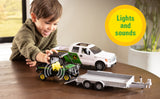 #47716 1/16 John Deere Ford F-150 Pickup with Trailer & John Deere Gator