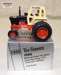 #477MA 1/43 Case 1170 Agri King Gold Demonstrator with Duals, 1996 National Farm Toy Show Edition