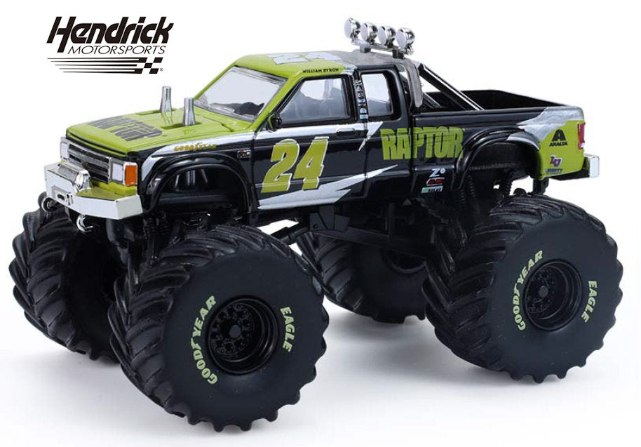 #49180-C 1/64 Hendrick Motorsports #24 Raptor 1986 Chevrolet S-10 Extended Cab Monster Truck