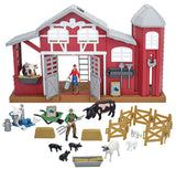 #506BC 1/20 Dairy Barn Playset, 38-piece