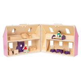 #3701MD Fold & Go Wooden Doll House
