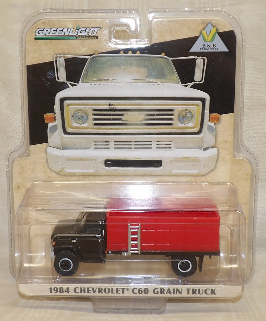 #51310-B 1/64 Black & Red 1984 Chevrolet C60 Grain Truck