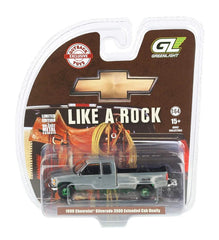 #51586-BR 1/64 1998 Chevrolet Silverado 3500 Extended Cab Dually Pickup - Raw Metal Chase