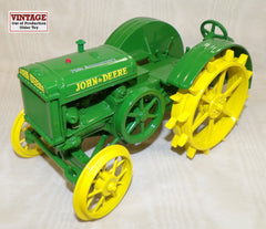 #5178DA 1/16 John Deere Spoker Model D Tractor on Steel, 75th Anniversary Edition - No Box, AS IS