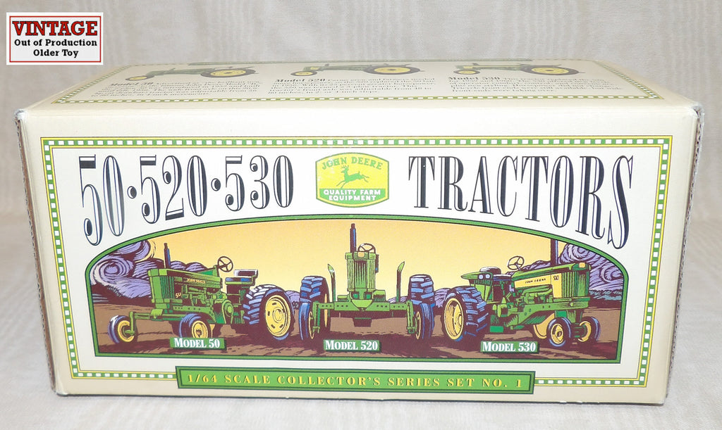 #5262 1/64 John Deere 50-520-530 Tractor Collector's Series Set No. 1