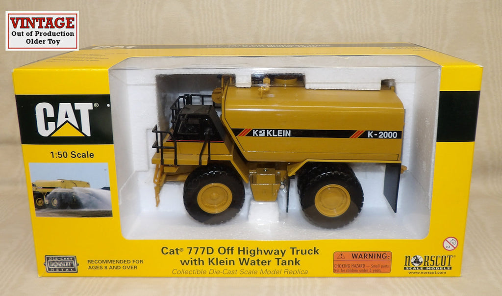 #55142 1/50 Cat 777D Off Highway Truck with Klein Water Tank, Pre-Owned