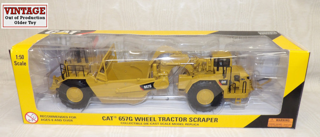 #55175 1/50 Cat 657G Wheel Tractor Scraper, Pre-Owned