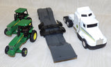 #5530EP 1/64 John Deere Equipment Hauling Set with 2 "4450" FWA Tractors - No Package, AS IS