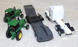 #5530EP 1/64 John Deere Equipment Hauling Set with 2 "4450" FWA Tractors - No Package, AS IS