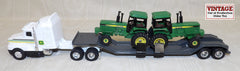 #5530EP 1/64 John Deere Equipment Hauling Set with 2 "4450" FWA Tractors - No Package, AS IS