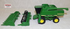 #5604 1/64 John Deere "9500" Combine with 2 Heads - Used, No Package, AS IS