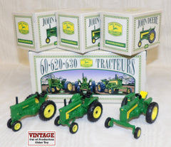 #5862 1/64 John Deere 60-620-630 Historical Tractor Set