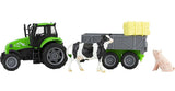 #59238 1/32 Breyer Farms Tractor & Tag-A-Long Wagon with Animals
