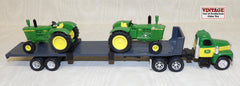 #5934 1/64 John Deere Mack Semi with John Deere 5020 Tractor Load - No Package, AS IS