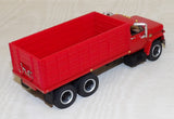 #60-0887 1/64 All Red 1970 Chevy C65 Tandem Axle Grain Truck