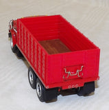 #60-0887 1/64 All Red 1970 Chevy C65 Tandem Axle Grain Truck