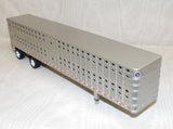 #60-1769 1/64 Blue & White Ford LTL 9000 with 60" Aerodyne Sleeper & Wilson PSAL Stockmaster Spread-Axle Livestock Trailer