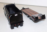 #60-1885 1/64 Black & White Western Star 49X with Ox Bodies Dump Box & Beaver Tail Trailer