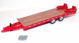 #60-1986 1/64 Red Beavertail Tandem-Axle Trailer