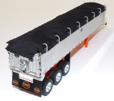 #60-2008 1/64 Black & Orange Kenworth W900 Day Cab & MAC Coal End Dump Trailer